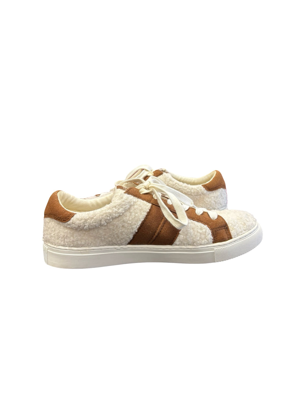 J.Crew Brown and Cream Sneakers