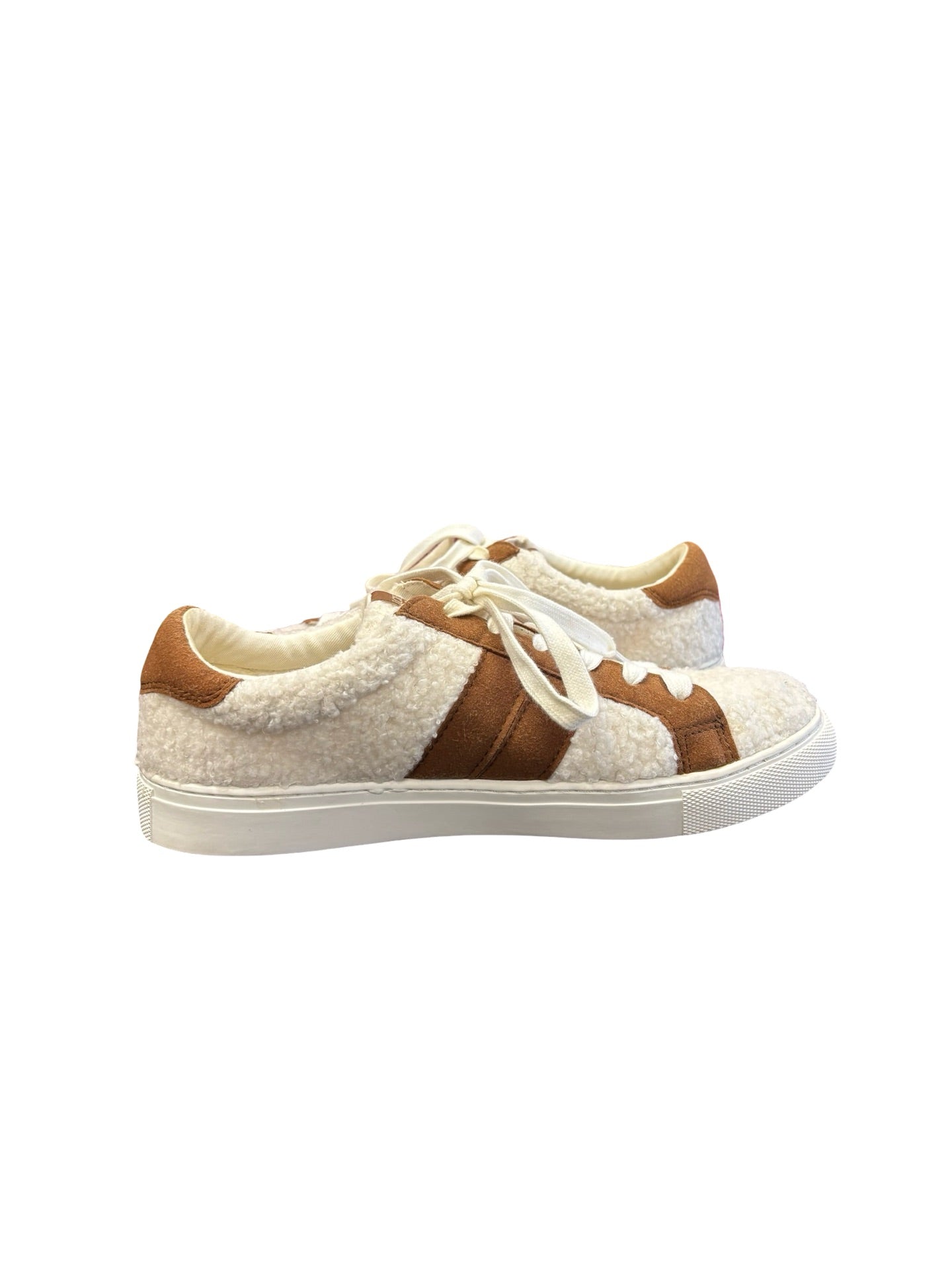 J.Crew Brown and Cream Sneakers