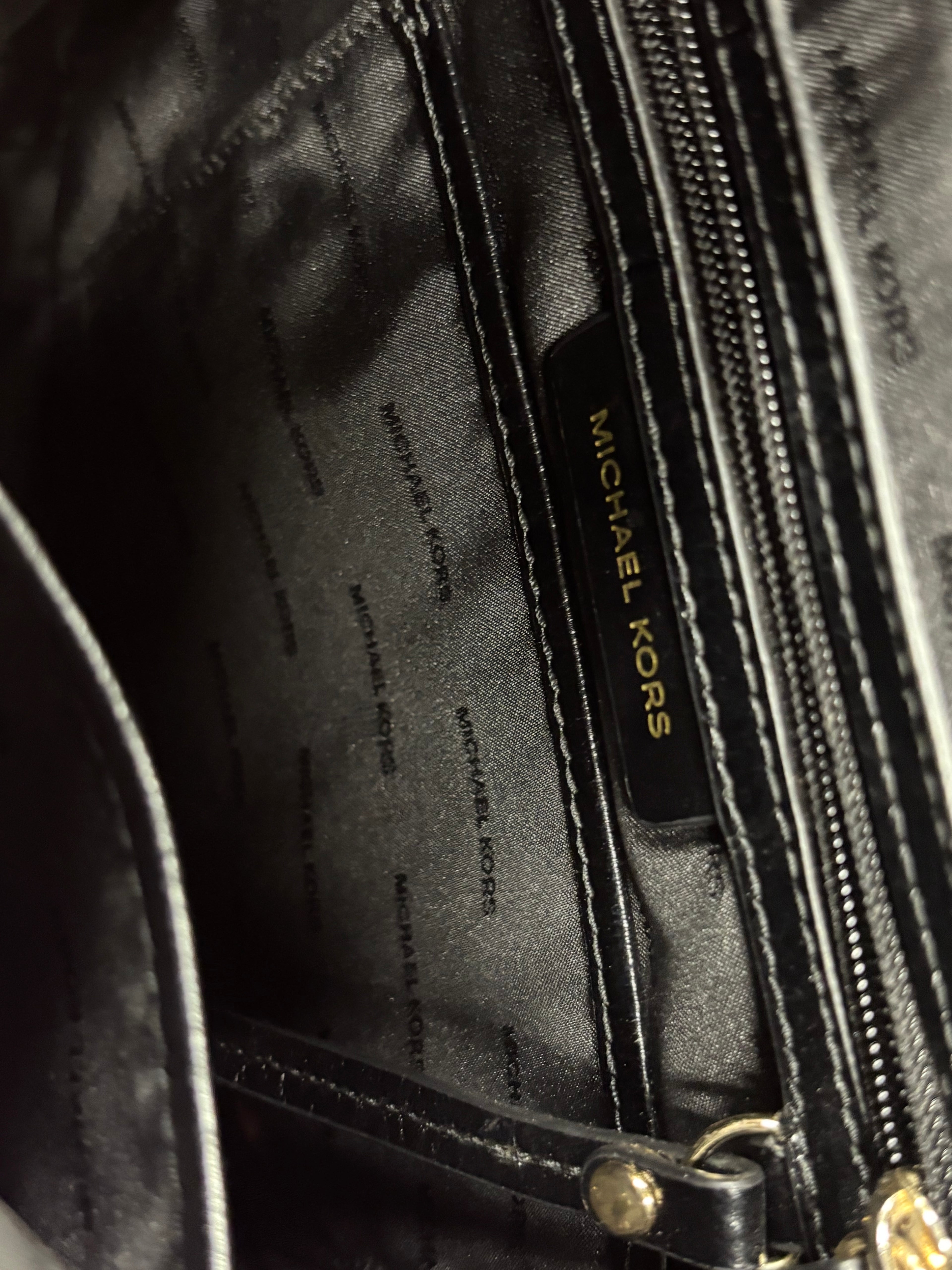 Michael Kors Black Quilted Handbag