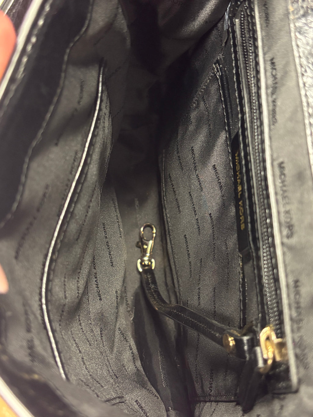 Michael Kors Black Quilted Handbag
