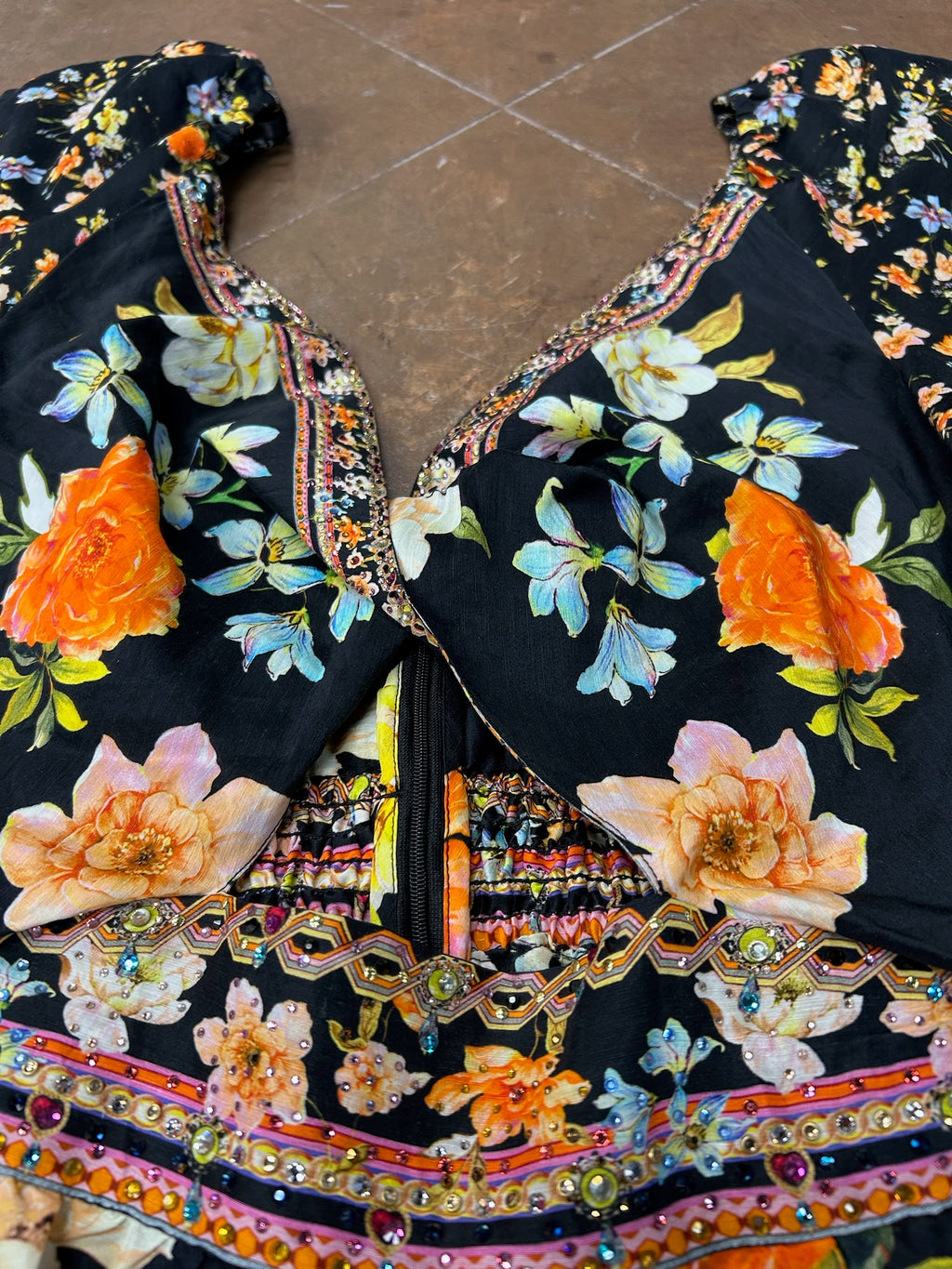M- Floral Print Mini Dress by Camilla