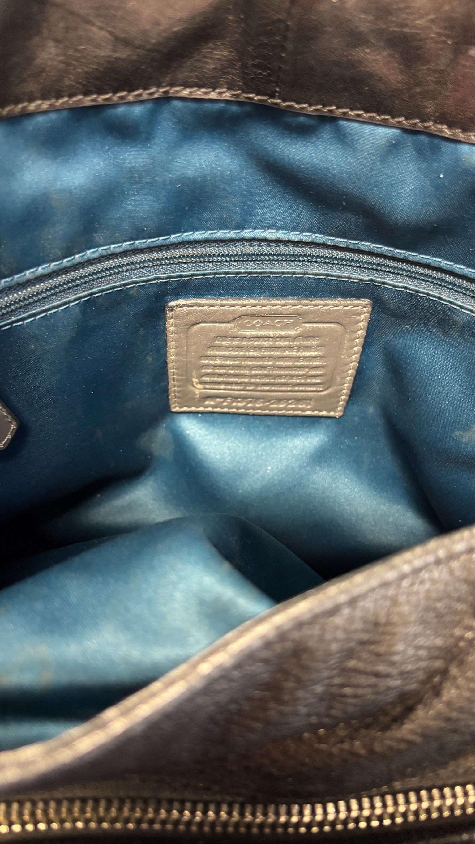 Coach Madison Op Art Sateen Phoebe hobo bag