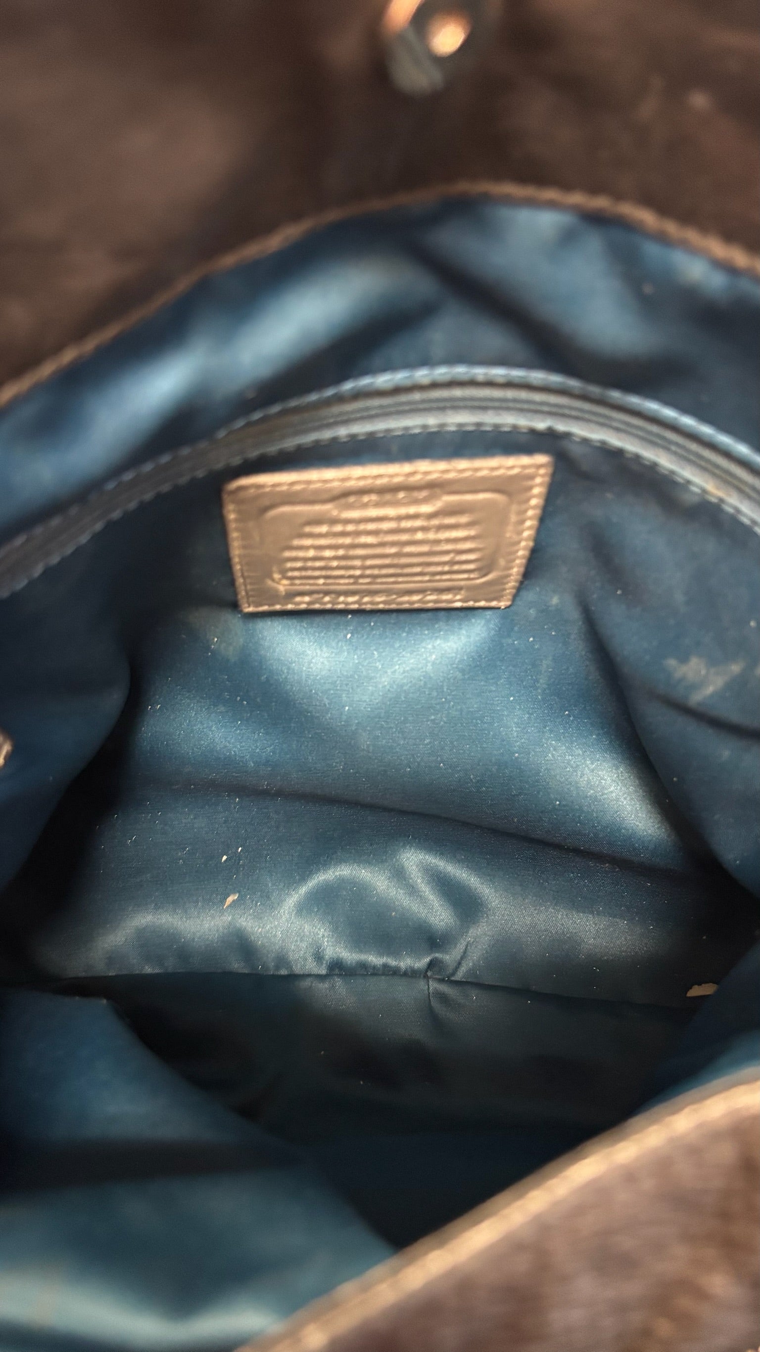 Coach Madison Op Art Sateen Phoebe hobo bag
