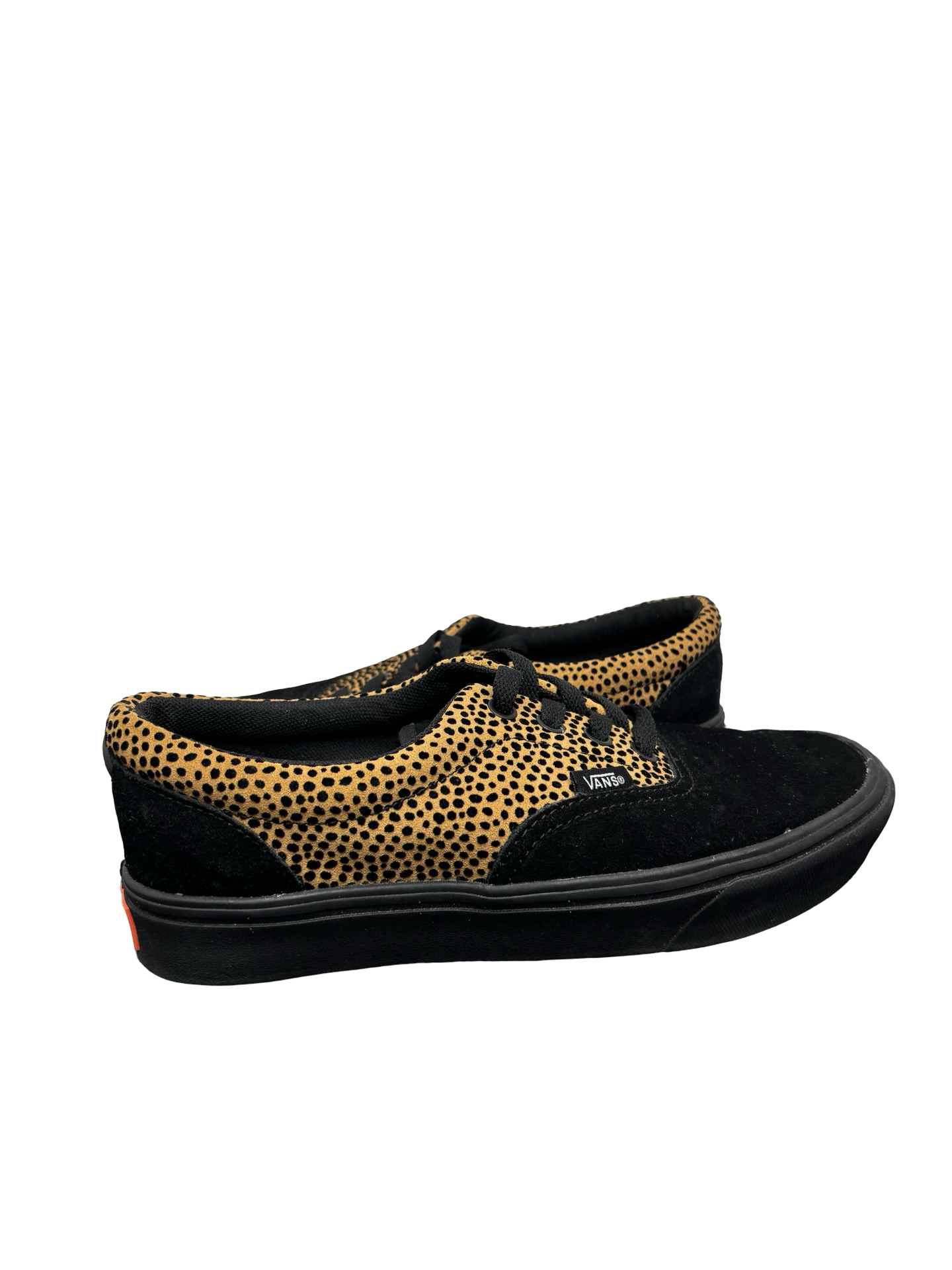 Vans Black and Yellow Dot Canvas Sneakers