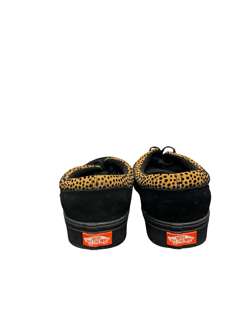 Vans Black and Yellow Dot Canvas Sneakers