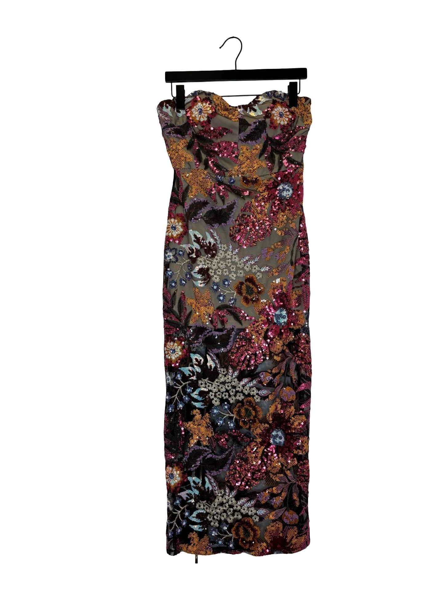 Bella Barnett Floral Sequin Dress