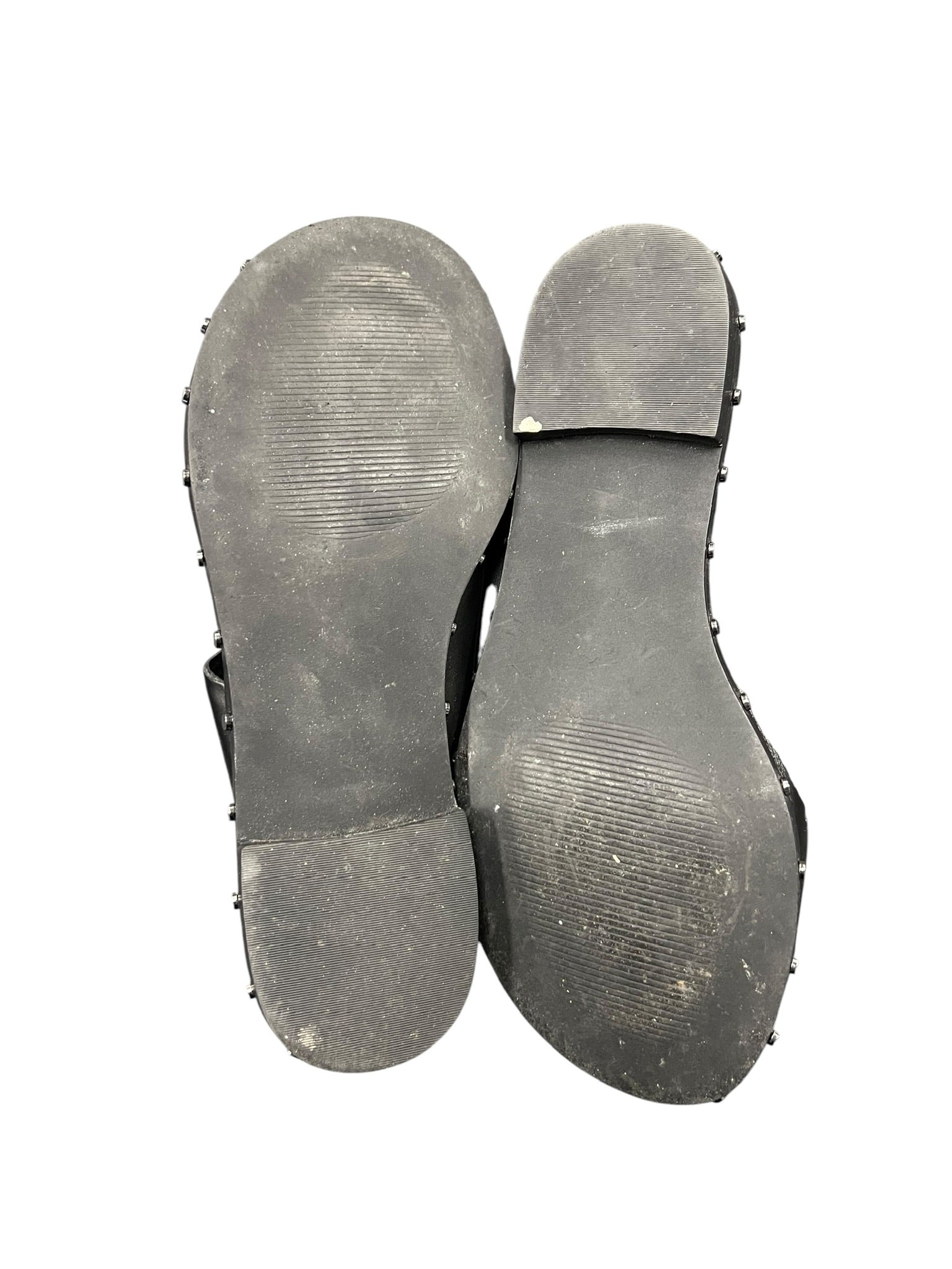 Size 8- Bleecker & Bond Black Slide Sandals