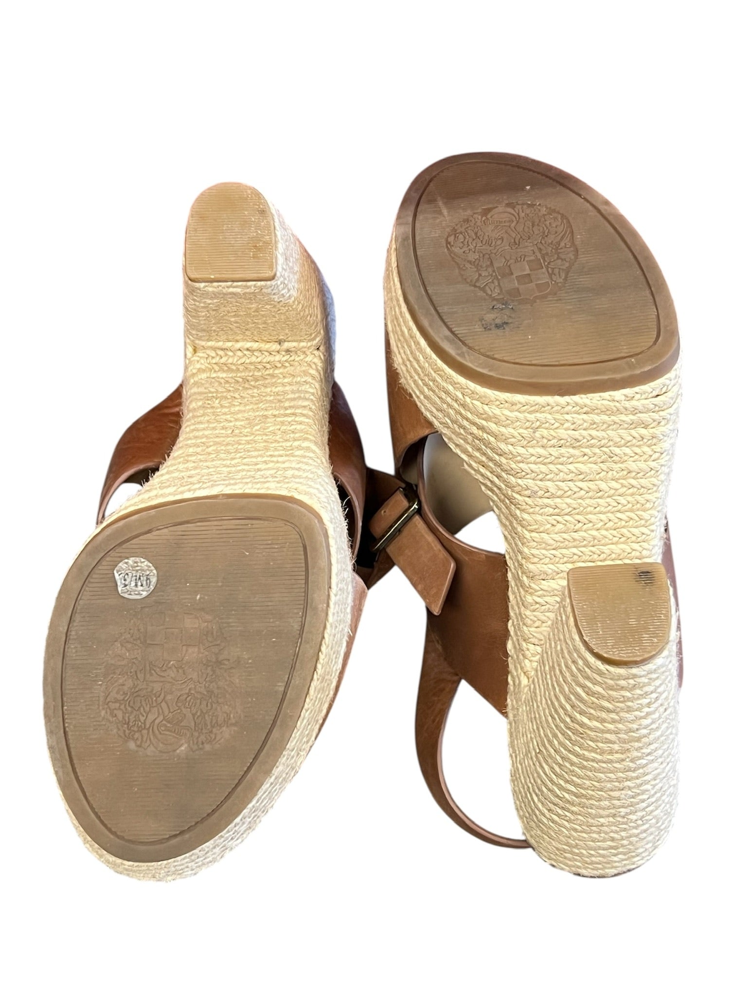 Vince Camuto Brown Platform Heels