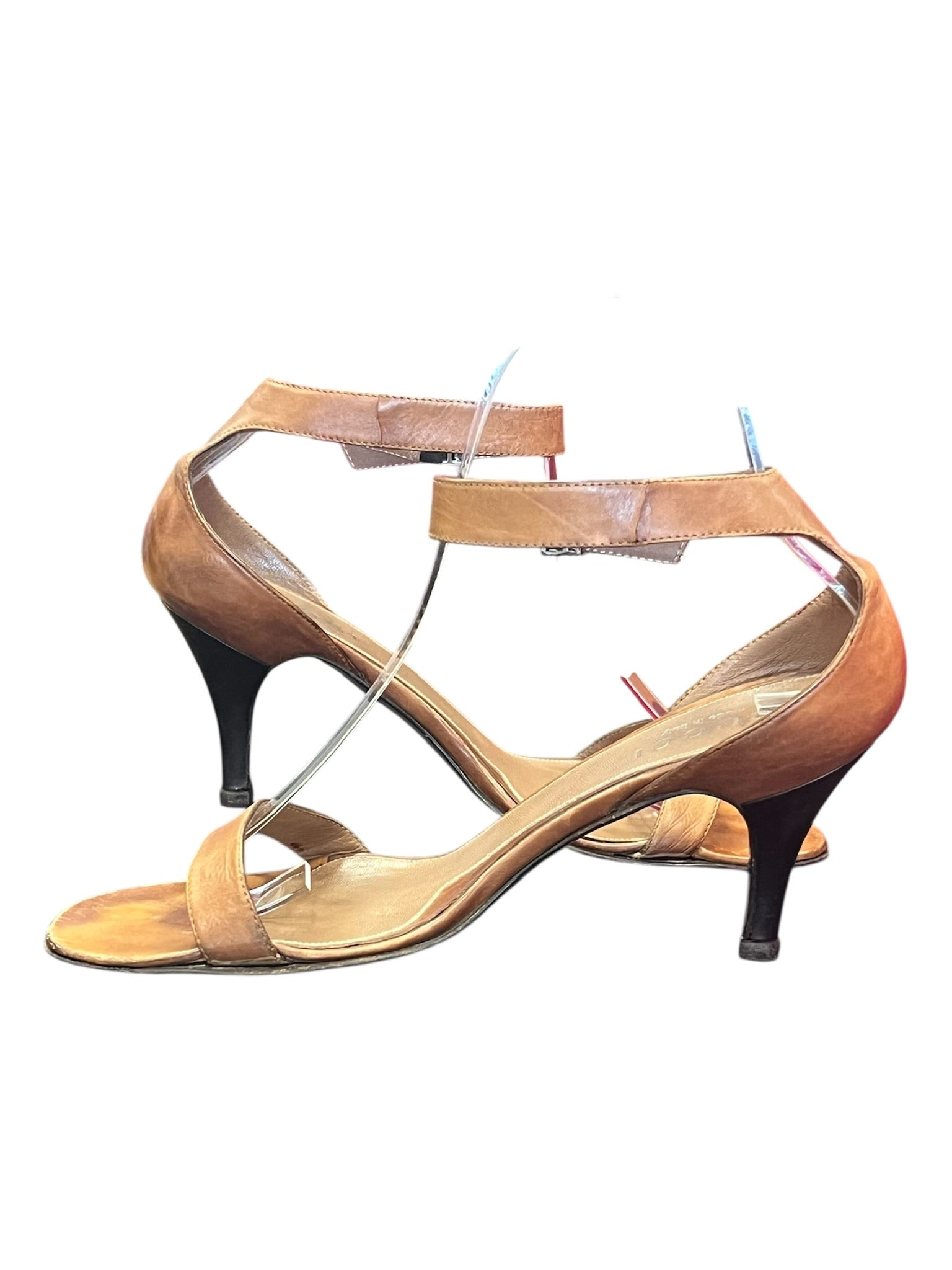 Gucci Brown Heeled Sandals