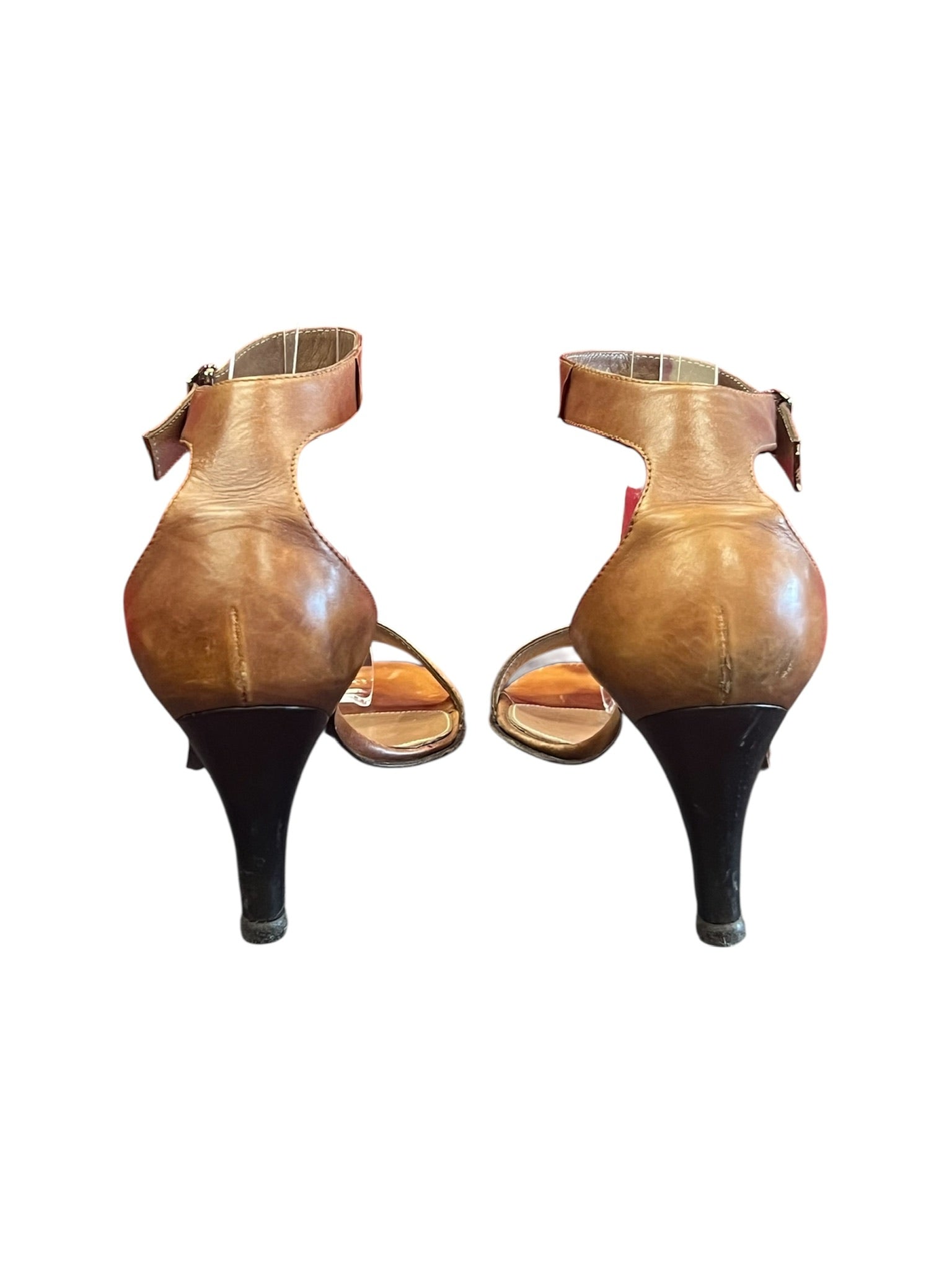 Gucci Brown Heeled Sandals