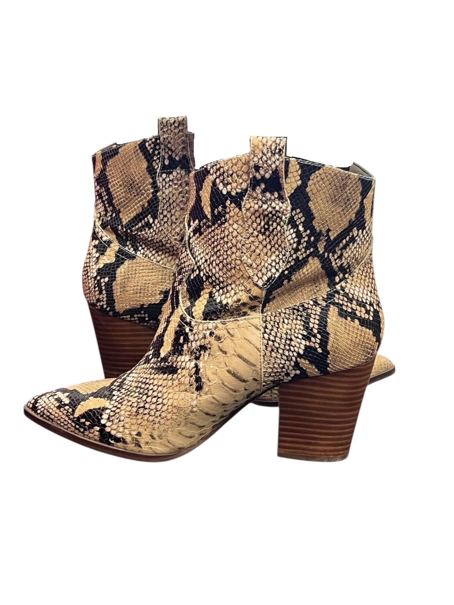 Python Print Ankle Booties
