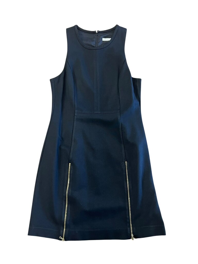 Trina Turk Sleeveless Black Dress with Zippers