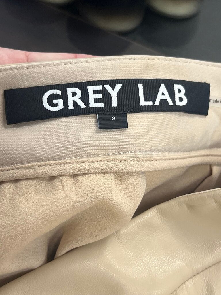 Grey Lab Women’s Beige Mini Skirt
