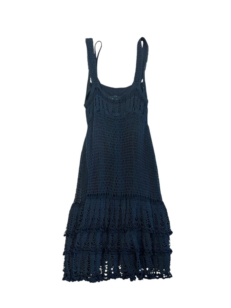 Nanette Lepore Navy Crochet Dress