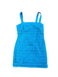 Jonathan Simkhai Blue Crocheted Tank Top