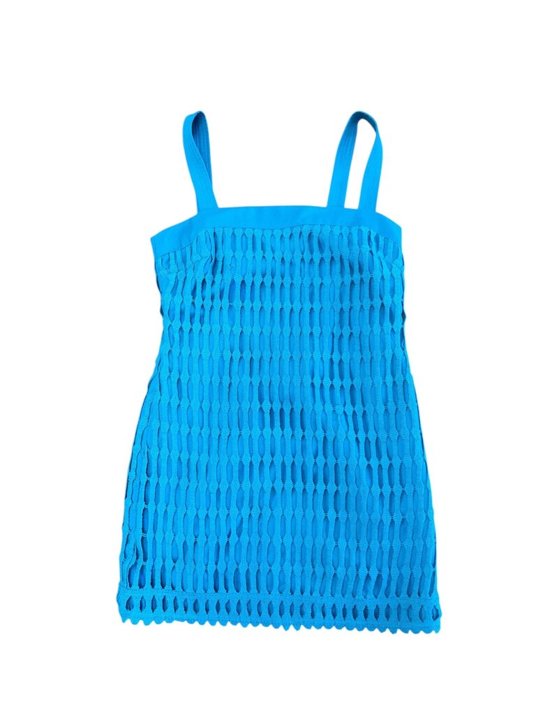 Jonathan Simkhai Blue Crocheted Tank Top