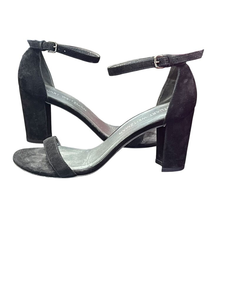 Stuart Weitzman Black High Heel Sandals