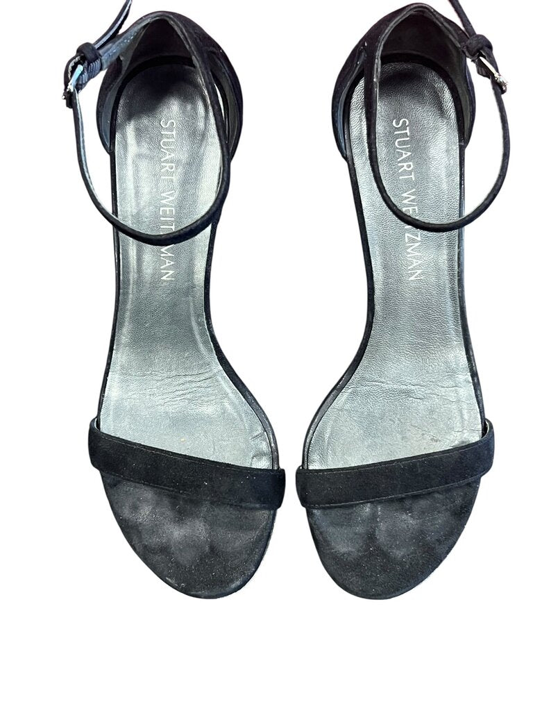 Stuart Weitzman Black High Heel Sandals