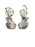 Yves Saint Laurent Metallic Heeled Sandals