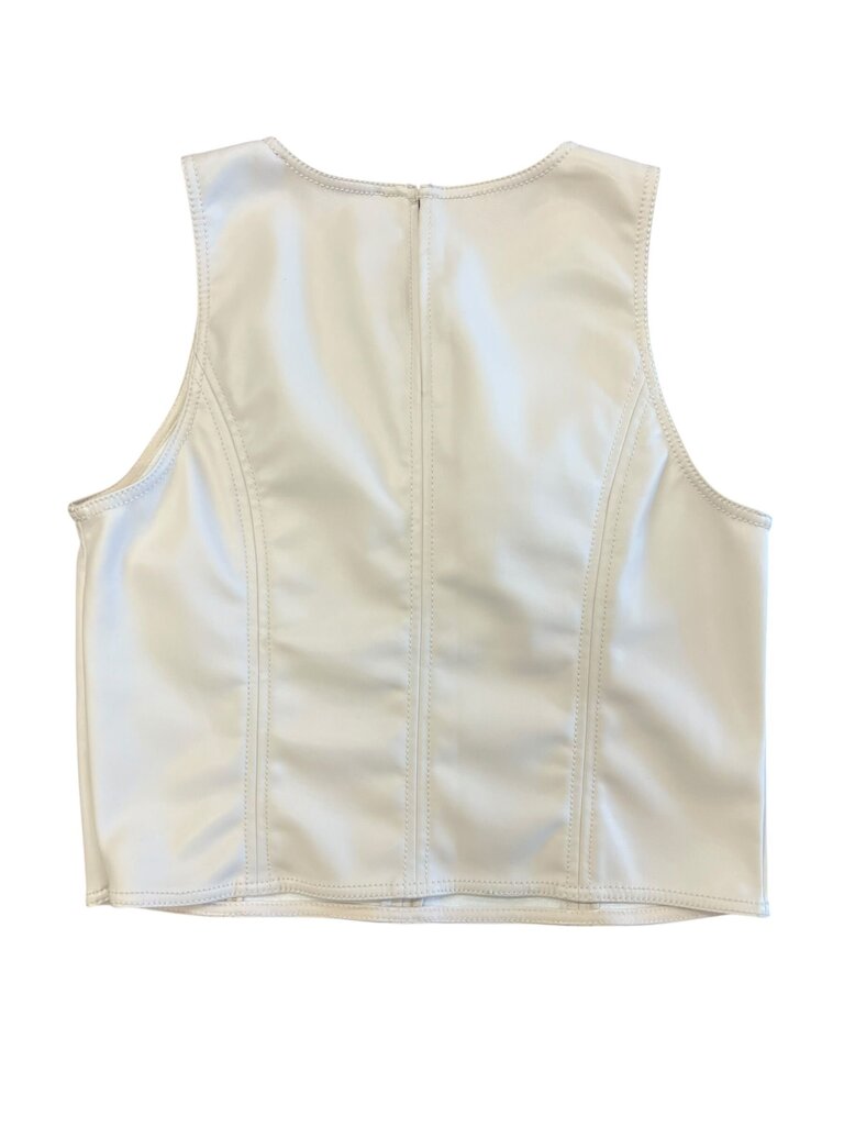 Loft Versa White Sleeveless Top