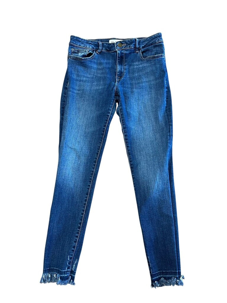 DL1961 Women's Frayed Hem Skinny Jeans