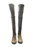 Stuart Weitzman SIZE 7.5 Gray Over-the-Knee Boots