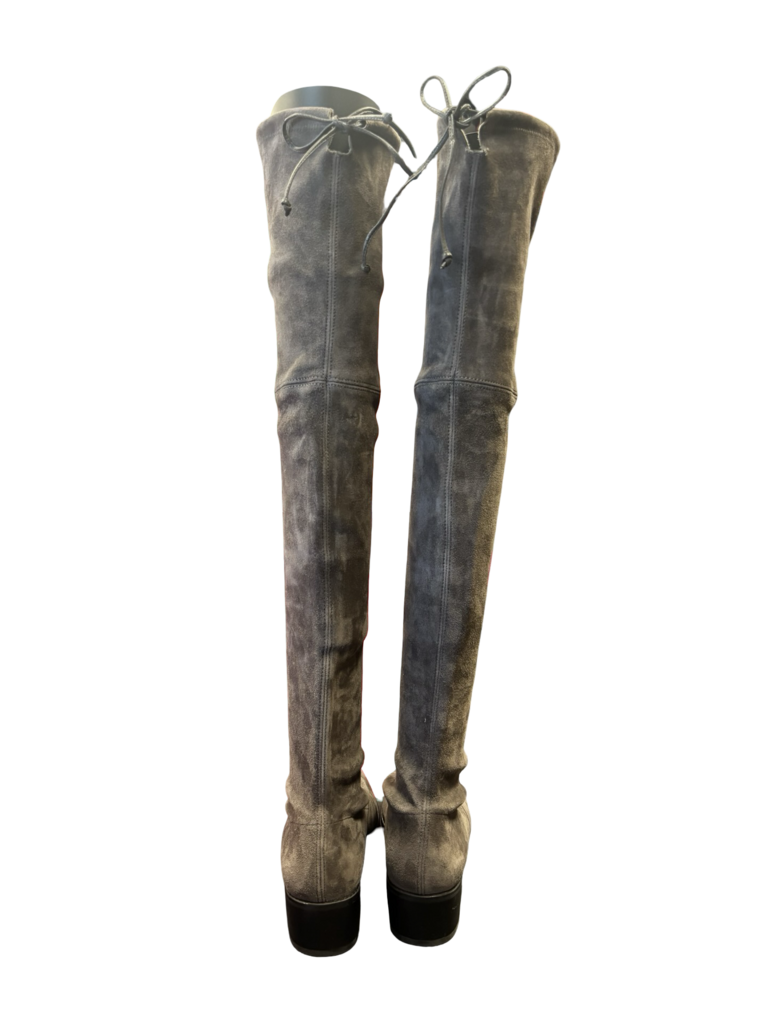 Stuart Weitzman SIZE 7.5 Gray Over-the-Knee Boots