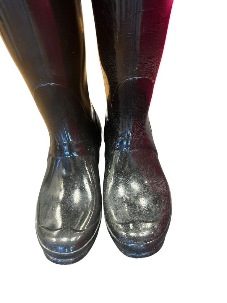 Hunter SIZE 7 Black Tall Rain Boots