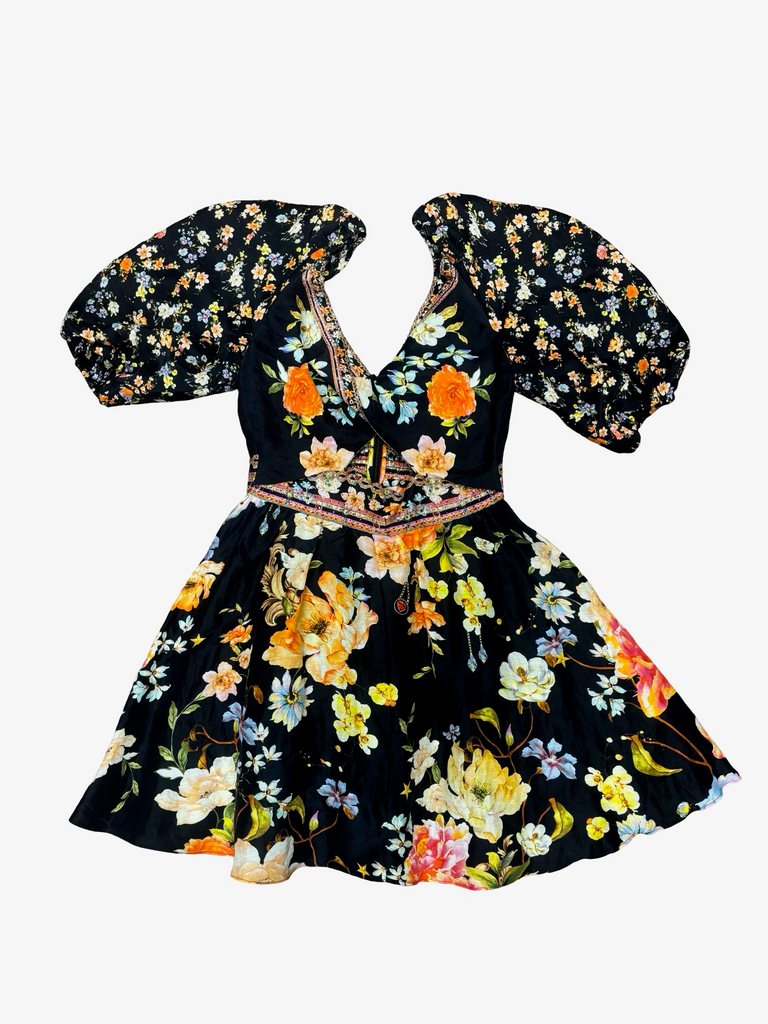 M- Floral Print Mini Dress by Camilla