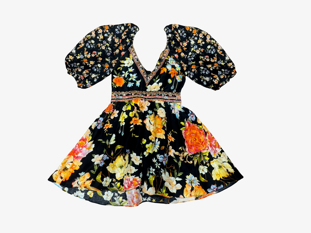 M- Floral Print Mini Dress by Camilla