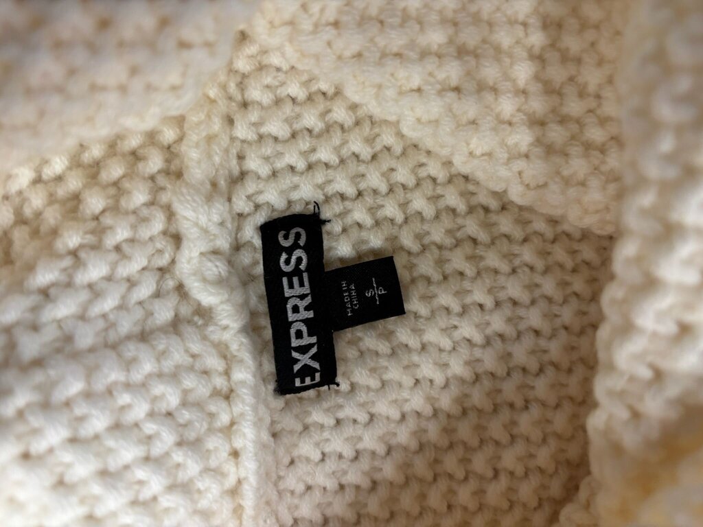 S- Express Short Sleeve Knit Sweater