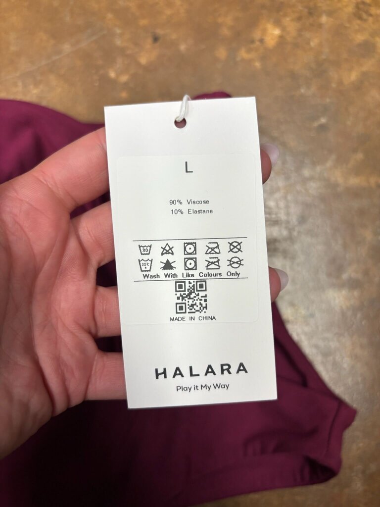 L- Halara maroon Dress