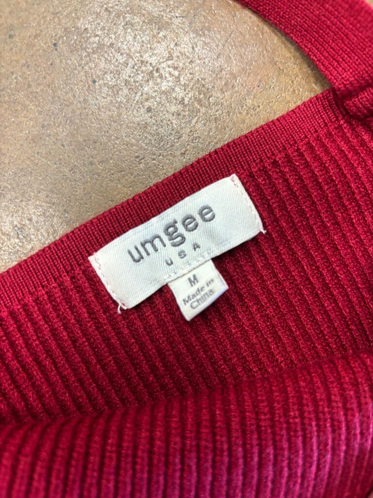Umgee Red Wrap Sweater