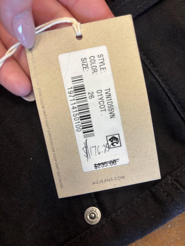 AG Jeans TWIN1D55W Women's Jeans in Black