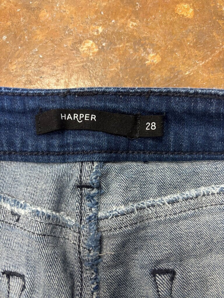 Harper Women's Distressed Denim Shorts