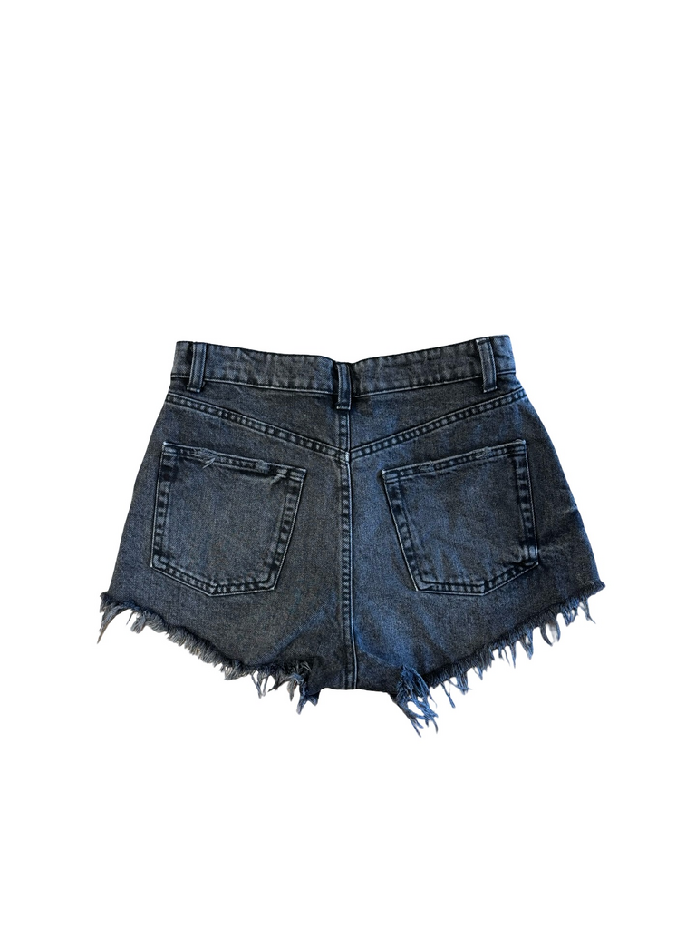 ZARA SIZE 4 High-Waisted Denim Shorts