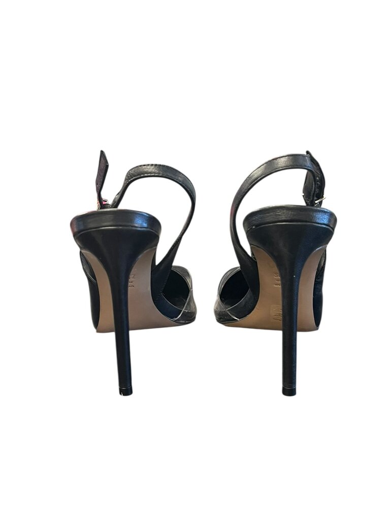 Schutz Black Slingback Heels