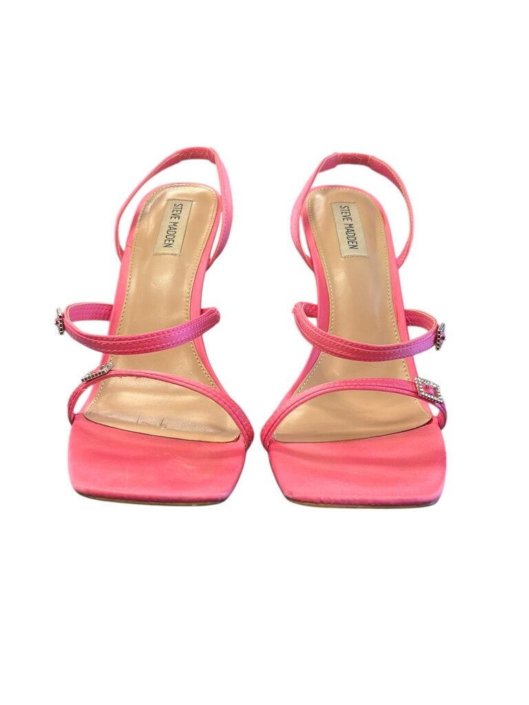 Steve Madden Pink Strappy Heels