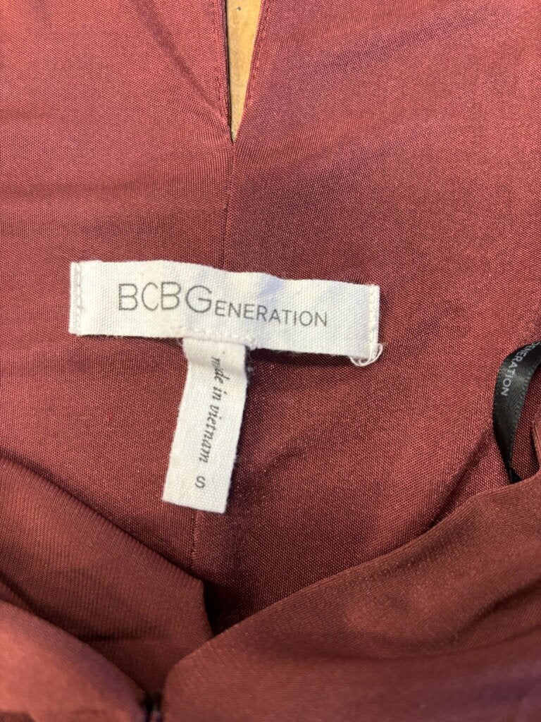 BCBG Generation Women's Burgundy Maxi Dress