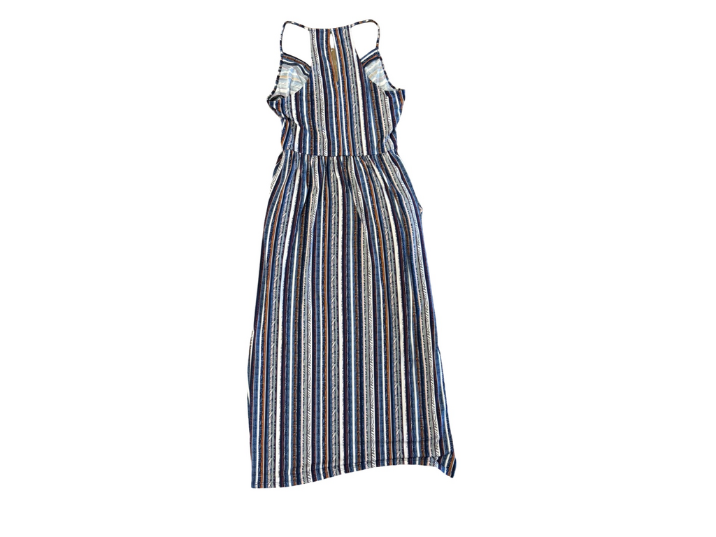 S- BCBG Generation Striped Maxi Dress