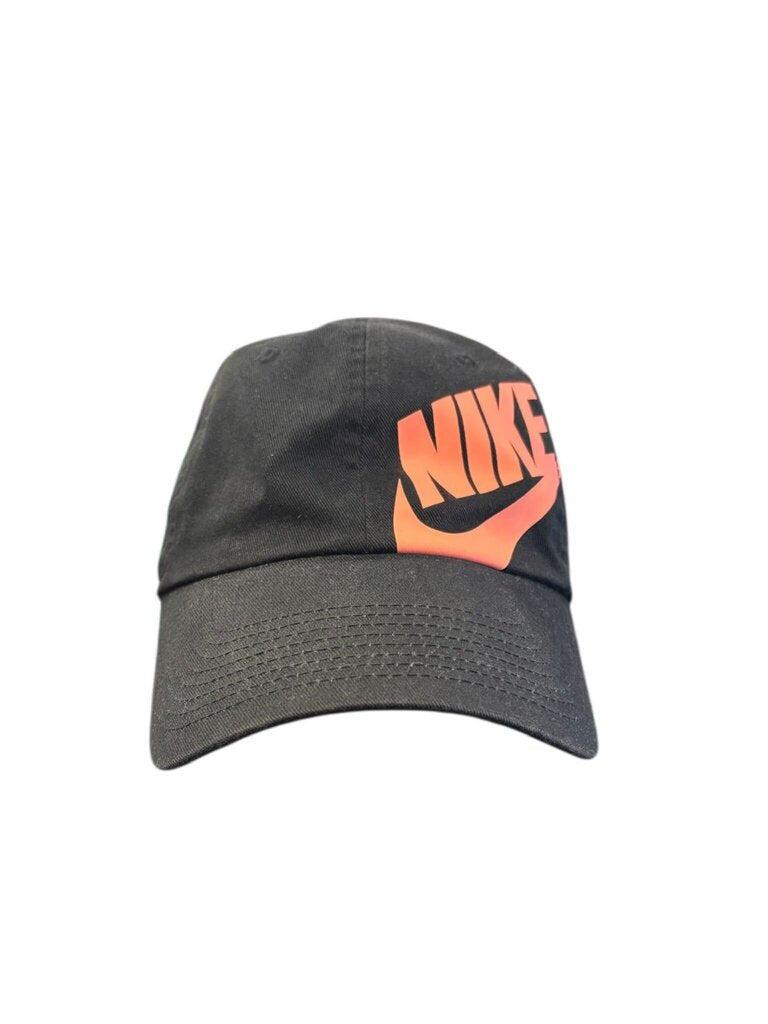 Nike Black Cap with Orange Logo