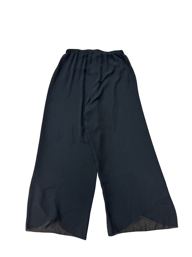 PM- Alex Evenings Petite Black Wide Leg Pants