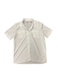 Kathie Lee SIZE 10 Women's White Short Sleeve Shirt