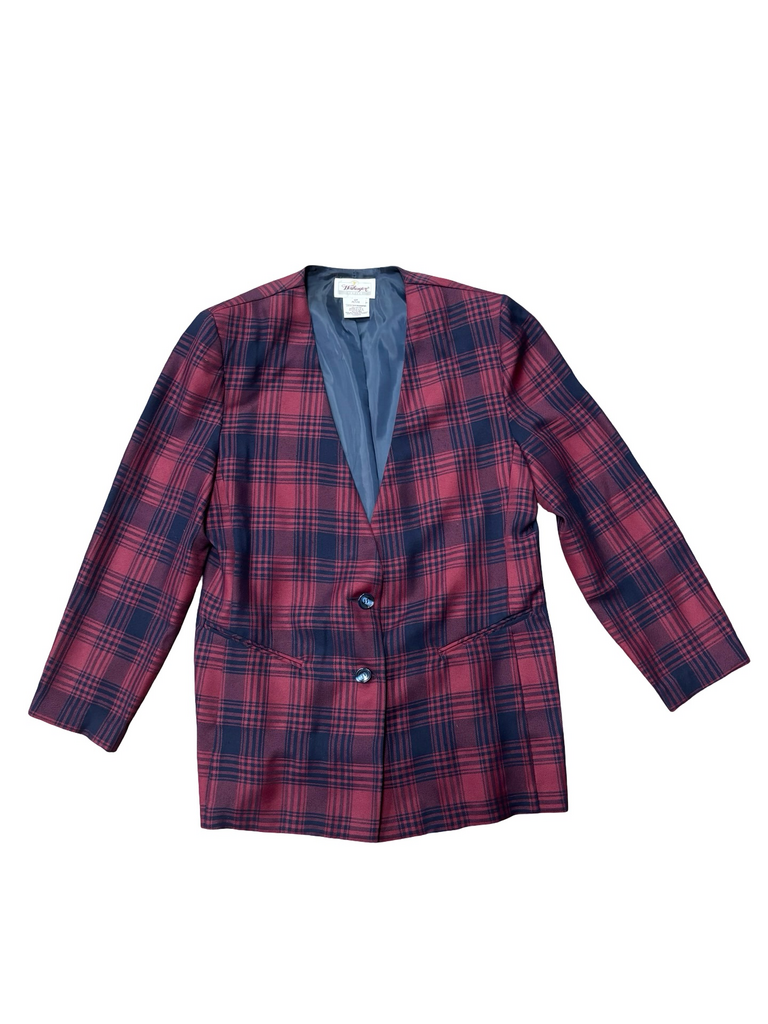 Worthington size 12 Petite Plaid Blazer