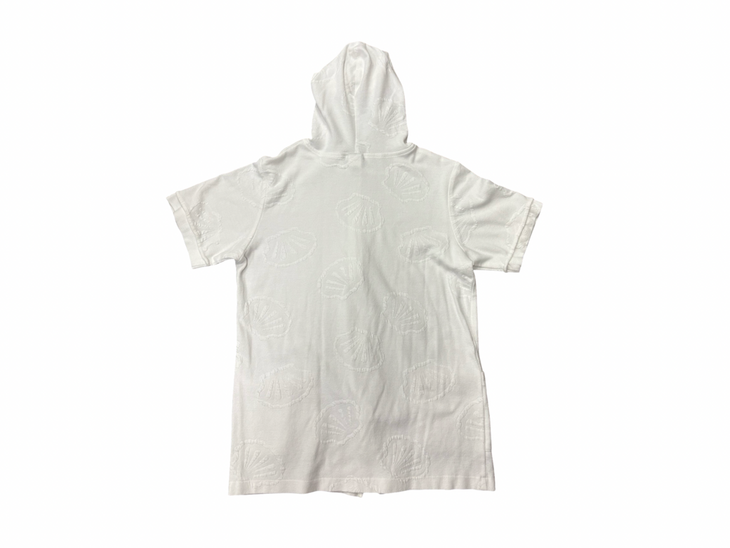 M- Dotti White Hooded Cover-Up
