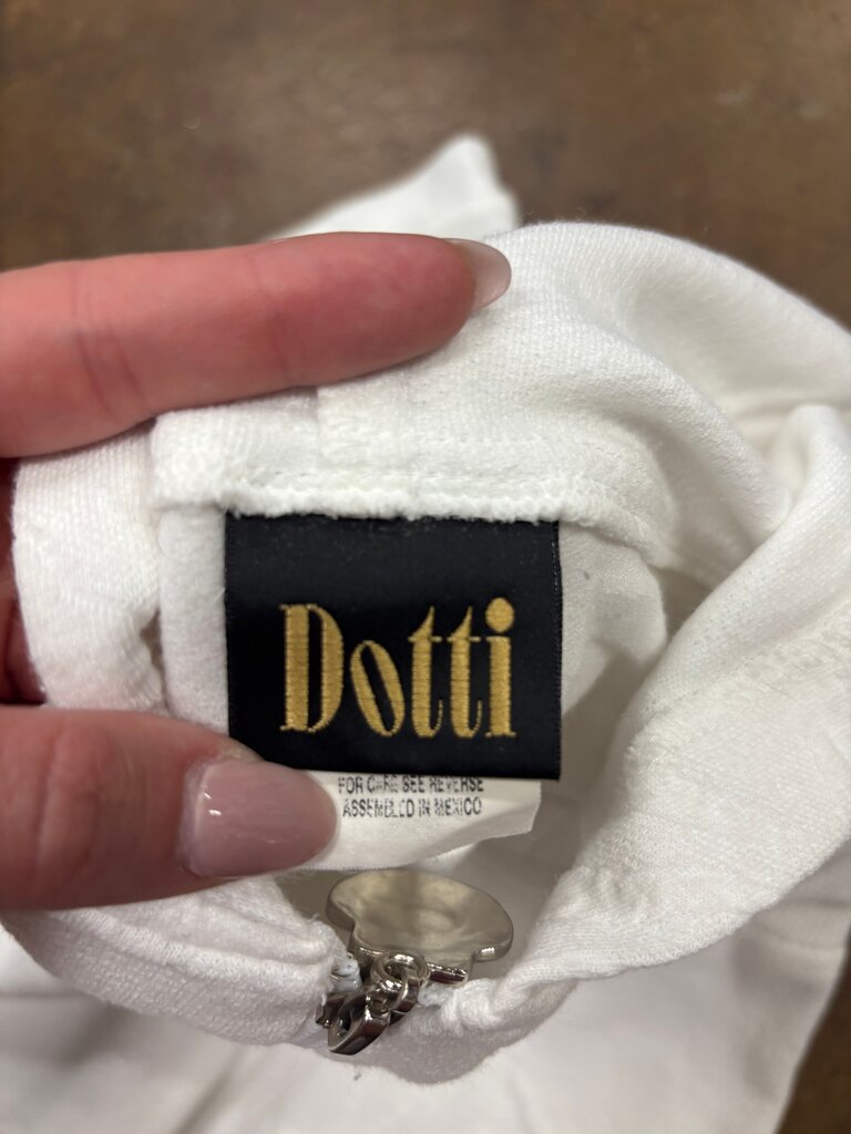 M- Dotti White Hooded Cover-Up
