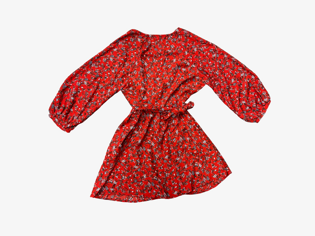 Umgee Women's Floral Wrap Dress
