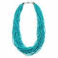 Multi-strand Turquoise Beaded Necklace