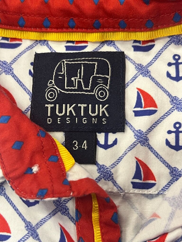 TukTuk Designs Anchor Print Short Sleeve Shirt