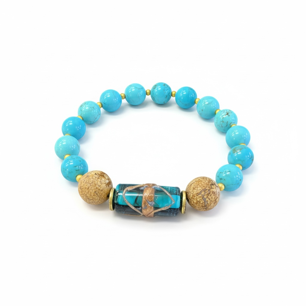 Turquoise Beaded Bracelet